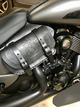 Load image into Gallery viewer, Heat Shield - Custom Art, with Pouch, Fits Indian Chief, Chieftain, Springfield and Roadmaster