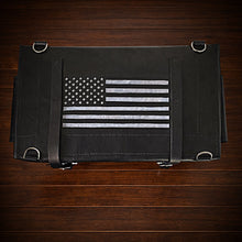 Load image into Gallery viewer, Motorcycle Trunk Bag, Custom Art Fits All Brands of Motorcycles w/ Rear Luggage Rack, Fits Rickrak Brand of Racks Black
