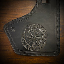 Load image into Gallery viewer, Heat Shield with Pouch for Indian Challenger and Pursuit - Black, Custom Art