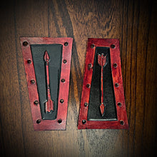 Load image into Gallery viewer, Brake &amp; Clutch Leather Lever Covers - Custom Art