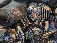 Load image into Gallery viewer, Heat Shield - Custom Art, with Pouch, Fits Indian Chief, Chieftain, Springfield and Roadmaster