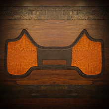 Load image into Gallery viewer, Heat Shield - Alligator Print, Custom Colors, Fits Indian Chief, Chieftain, Springfield and Roadmaster