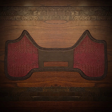 Load image into Gallery viewer, Heat Shield - Alligator Print, Custom Colors, Fits Indian Chief, Chieftain, Springfield and Roadmaster