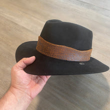 Load image into Gallery viewer, Hat Band, Genuine Hippo, Brown