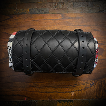 Load image into Gallery viewer, Bedroll for Motorcycles - Generation 2, Black, Double Diamond Stitching, Custom Colors