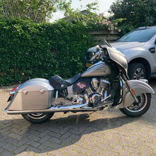 Load image into Gallery viewer, Heat Shield - Custom Art, with Pouch, Fits Indian Chief, Chieftain, Springfield and Roadmaster