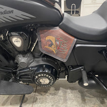 Load image into Gallery viewer, Heat Shield for Indian Challenger &amp; Pursuit Motorcycle - Custom Art, Brown