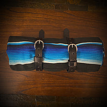 Load image into Gallery viewer, Bedroll for Motorcycles - Just the Straps With or Without a Blanket, Black