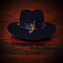 Load image into Gallery viewer, Hat Band, Alligator Print, Black
