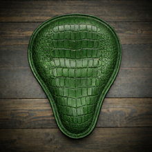 Load image into Gallery viewer, Chopper/Bobber Pan Seat, Alligator Print