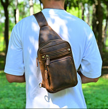 Load image into Gallery viewer, Leather Sling Bag Multiple Colors Available