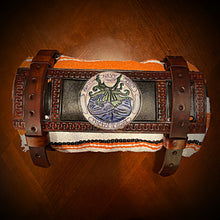 Load image into Gallery viewer, Bedroll for Motorcycles - Custom Art, Brown