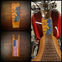 Load image into Gallery viewer, Tank Bib - For Harley Davidsons, Custom Art, Tan