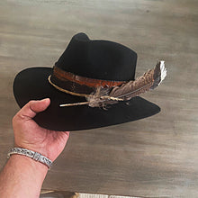 Load image into Gallery viewer, Hat Band, Genuine Python, Black