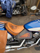 Load image into Gallery viewer, Heat Shield for Indian Scout - Female Warbonnet, Black