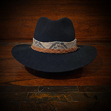 Load image into Gallery viewer, Hat Braid, Distressed Brown Leather Braid
