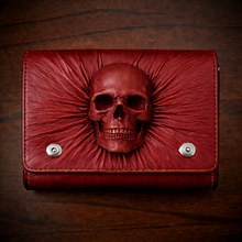 Load image into Gallery viewer, Motorcycle Windshield Bag - Nightmare Skull, Red