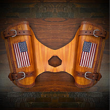 Load image into Gallery viewer, Heat Shield for  Indian Scout  motorcycle - Double Pouch - Old Glory