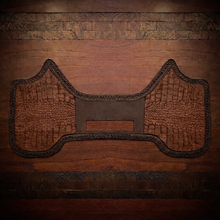 Load image into Gallery viewer, Heat Shield - Alligator Print, Custom Colors, Fits Indian Chief, Chieftain, Springfield and Roadmaster