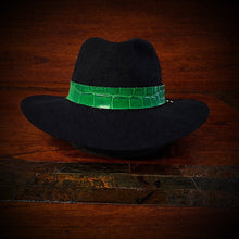 Load image into Gallery viewer, Hat Band, Alligator Print, Green