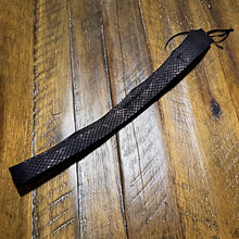 Load image into Gallery viewer, Hat Band, Genuine Python, Black