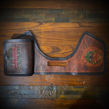 Load image into Gallery viewer, Heat Shield - Aztec Art, With Pouch, Fits Indian Challenger &amp; Pursuit - Brown