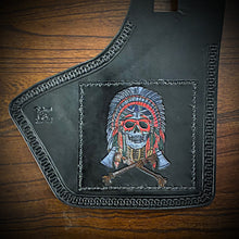 Load image into Gallery viewer, Heat Shield for Indian Challenger &amp; Pursuit Motorcycle - Custom Art, Black