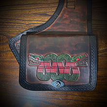 Load image into Gallery viewer, Heat Shield - Aztec Art, With Pouch, Fits Indian Challenger &amp; Pursuit - Brown