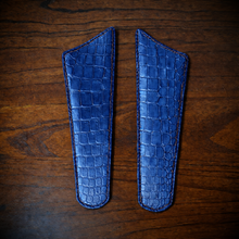 Load image into Gallery viewer, Leather Saddlebag Emblem/Protection, Alligator Print