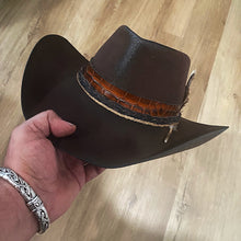 Load image into Gallery viewer, Owens/Baxter, Sharpshooter Hat, Distressed Brown