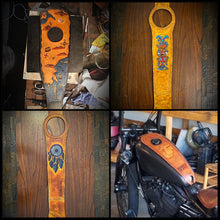 Load image into Gallery viewer, Tank Bib - For Harley Davidsons, Custom Art, Tan