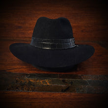 Load image into Gallery viewer, Hat Band, Alligator Print, Black