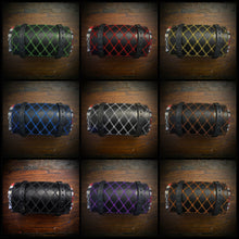 Load image into Gallery viewer, Bedroll for Motorcycles - Generation 2, Black, Double Diamond Stitching, Custom Colors