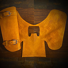 Load image into Gallery viewer, Heat Shield, with Pouch, for Indian Scout Motorcycle w/ 1920/Tractor Seat - Custom Art, Tan