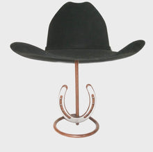 Load image into Gallery viewer, Metal Hat Stand W/ Horseshoe - Rust