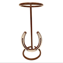 Load image into Gallery viewer, Metal Hat Stand W/ Horseshoe - Rust