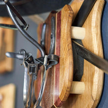 Load image into Gallery viewer, Wood &amp; Metal Cavalry Hat, Spurs &amp; Saber Rack