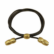 Load image into Gallery viewer, Cavalry Hat Cord, Officer Black &amp; Gold (Ships Now)