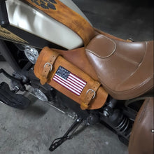 Load image into Gallery viewer, Heat Shield for  Indian Scout  motorcycle - Double Pouch - Old Glory