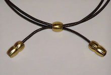 Load image into Gallery viewer, Cavalry Hat Cord, Officer Black &amp; Gold