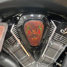 Load image into Gallery viewer, Leather Emblem for the Indian Challenger V-Cover Custom Art
