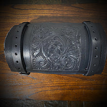 Load image into Gallery viewer, Bedroll for Motorcycles - Generation 2, Black, Western Sheridan Style
