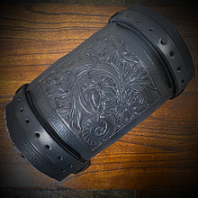 Load image into Gallery viewer, Bedroll for Motorcycles - Generation 2, Black, Western Sheridan Style