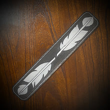 Load image into Gallery viewer, Front Fender Bib, Feathers, Made To Fit Any Bike