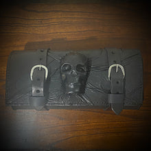 Load image into Gallery viewer, Tool bag for Motorcycle - Nightmare Skull, Black