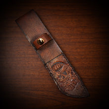 Load image into Gallery viewer, Knife Sheath - Rockabilly Skull