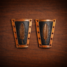 Load image into Gallery viewer, Brake &amp; Clutch Leather Lever Covers - Custom Art