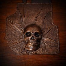 Load image into Gallery viewer, Fender Bib - Nightmare Skull, Brown, Made To Fit Any Bike