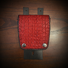 Load image into Gallery viewer, Tank Bib - Fits Indian Roadmaster, Chieftain &amp; Springfield, With Pouch, Alligator Print, Different Colors Available