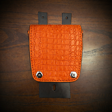 Load image into Gallery viewer, Tank Bib - Fits Indian Roadmaster, Chieftain &amp; Springfield, With Pouch, Alligator Print, Different Colors Available